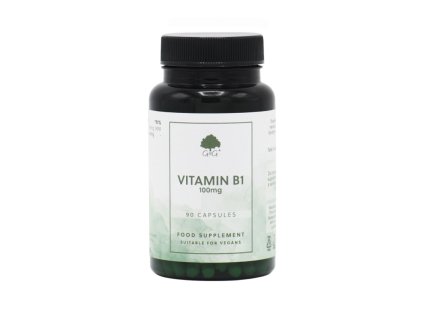 G&G Vitamins - Vitamin B1 Thiamin HCL 100 mg - 90 kapslí
