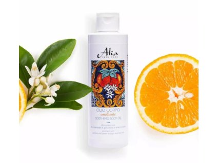 Alia Zklidňující tělový olej – jasmín, sladký pomeranč  - 200 ml
