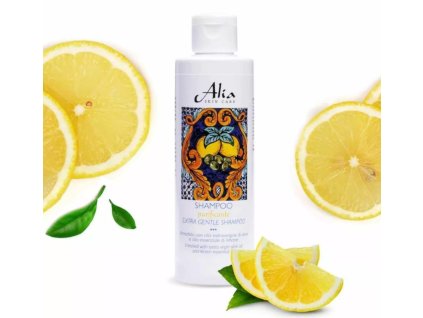 Alia Šampon projasňující a jemný  - olivový olej, heřmánek, citronový olej  - 200 ml