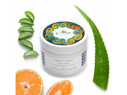 Alia Kondicionér a stylingový krém na vlasy s aloe vera, mandarinkou  - 200ml