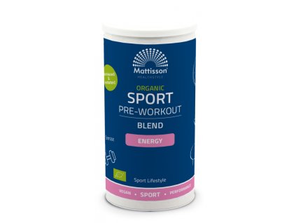 Mattisson BIO Sport Pre-workout energy  - 300 g - DMS 6/25