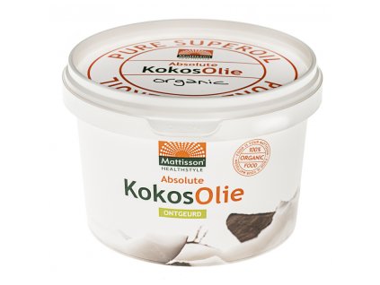 Mattisson BIO Kokosový olej  - deodorizovaný  - 500 ml
