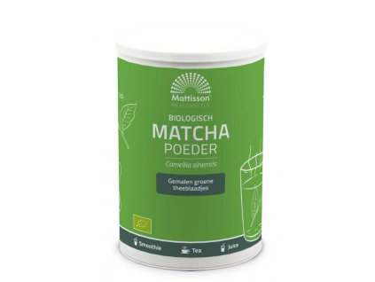 Mattisson BIO matcha prášok - 125 g - DMS 7/25