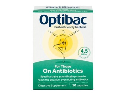 OPTIBAC On Antibiotics 10 kapslí - Probiotika při antibiotikách