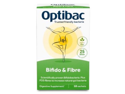 Optibac Bifido & Fibre 10 x 6g sáček - Probiotika při zácpě 10 x 6g sáček