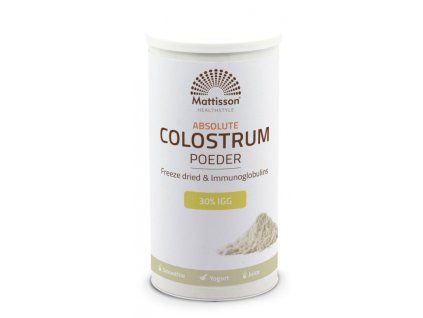 Mattisson Kolostrum v prášku - 30% IGG - 220 g - DMS 8/25