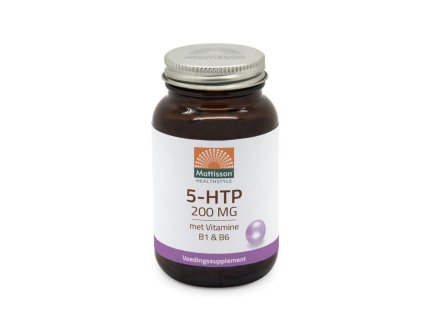 Mattisson 5-HTP cu vitamina B1 și B6 - 200 mg - 60 capsule