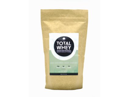 G&G Vitamins - Total Whey - BIO proteinový prášek - 500g čokoláda - Syrovátka s lukumou a kakaem