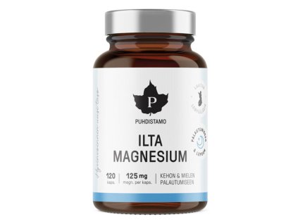 Puhdistamo Night Magnesium 120kapslí (Ilta Magnesium)