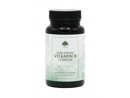 G&G Vitamins - Sublingvální KOMPLEX VITAMÍNŮ B - 50 g prášek