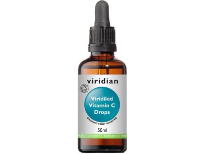 Viridian - Viridikid Vitamin C drops 50ml Organic (Vitamín C v kapkách pro děti)