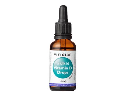 Viridian - Viridikid Vitamin D Drops 400iu 30ml - pro děti