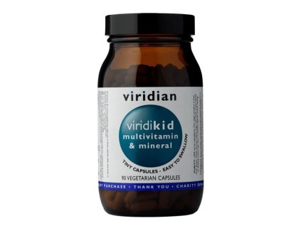 Viridian - Viridikid Multivitamin 90 kapslí - multivitamín pro děti