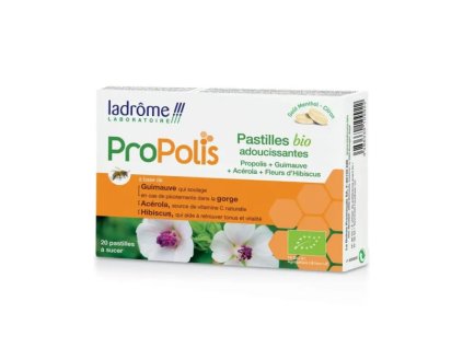 LaDrome BIO Propolisové zkliďnující pastilky 20ks