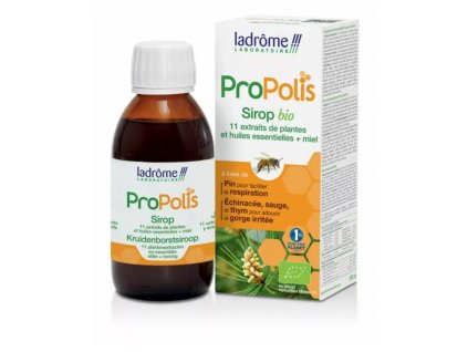 LaDrome BIO Propolisový sirup bez cukru a lepku 150 ml