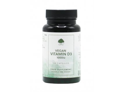 G&G Vitamins - VITAMÍN D3 1000iu - 120 kapslí - veganská forma