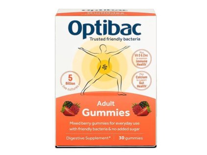 Optibac Adult Gummies (Želé s probiotiky pro dospělé) 30 gummies 99g