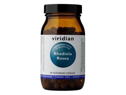 Viridian - Rhodiola Rosea 90 kapslí - AKCE