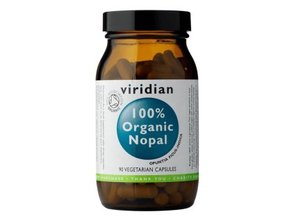 Viridian - Nopal 90 kapslí Organic - DMS 27.10.25