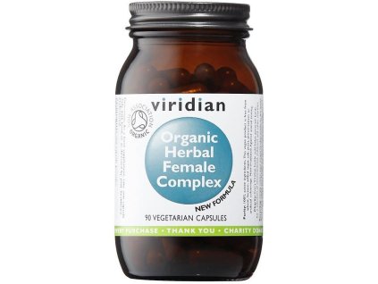 Viridian - Herbal Female Complex 90 kapslí Organic - Rostlinný komplex pro ženy
