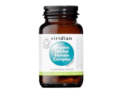 Viridian - Herbal Female Complex 30 kapslí Organic - Rostlinný komplex pro ženy
