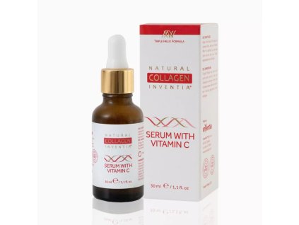 Inventia® SER ILUMINATOR cu Vitamina C 30ml - Formulă Triple Helix
