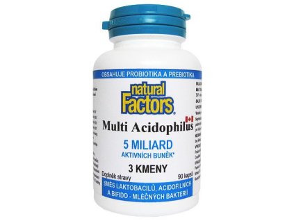 Natural Factors MULTI ACIDOPHILUS 5 miliard aktivních buněk 90cps