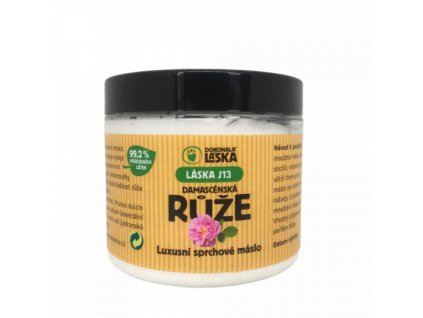 Růže- přírodní sprchové máslo