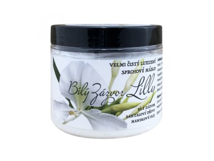 Bílý zázvor Lilly - přírodní sprchové máslo 200ml