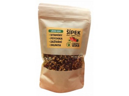 Šípek - plod sušený sekaný 250 g - LÁSKA B20