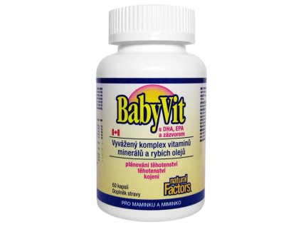 Natural Factors BABY vit 60cps
