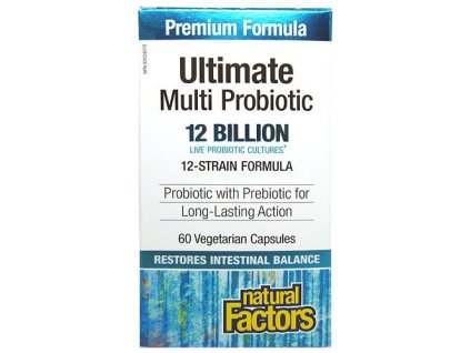 Natural Factors CANDI-MULTI probiotic 12 billion active cells 60cps
