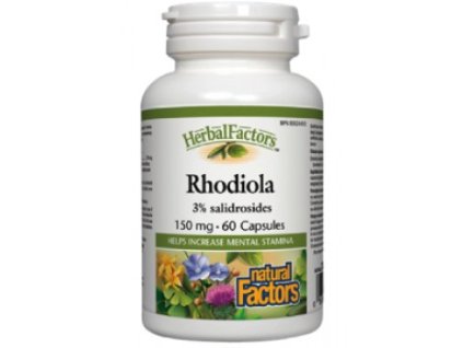 Natural Factors RHODIOLA extrakt 150mg 60cps