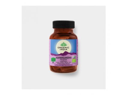 Organic India Ašvaganda - Bio - 60 kapslí