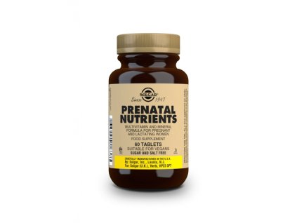 Solgar Prenatal - Multivitamín pro těhotné a kojící ženy 60 tbl