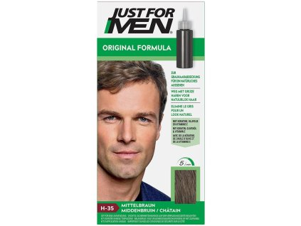 Tónovací šampon JUST for MEN středně hnědý