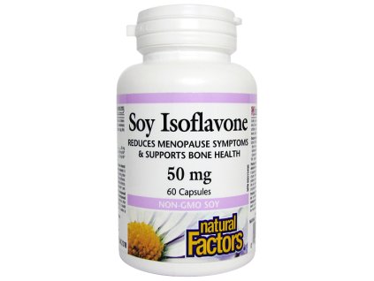 Natural Factors KOMPLEX SOJOVÝCH ISOFLAVONU 50 mg 60 kapslí