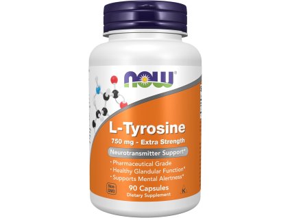 NOW Foods L Tyrosine, Extra Strength 750mg