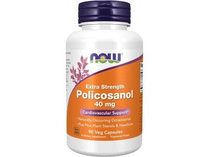 NOW Foods Policosanol, 40mg Extra Strength