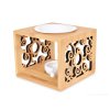ZENARA - Keramická aromalampa na bambusovém stojanu | přírodní harmonie & čistý design