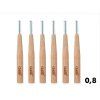 Juego de cepillos interdentales de bambú GoEco® BAMBOO, 0,8 mm - 6 piezas
