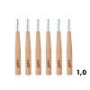Juego de cepillos interdentales de bambú GoEco® BAMBOO, 1 mm - 6 piezas