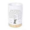 XXL Ceramic aroma lamp with tree decor