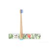 Spazzolino da denti per bambini GoEco® BAMBOO in bambù - blu