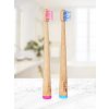 Spazzolino da denti per bambini GoEco® BAMBOO in bambù - blu