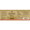solgar selenium yeast free 200 g tablets pack of 50 label