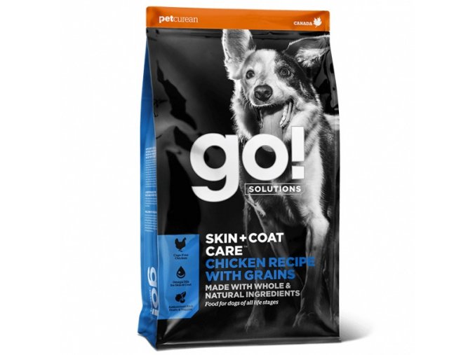 petcurean go skin coat chicken dog 11 4 kg