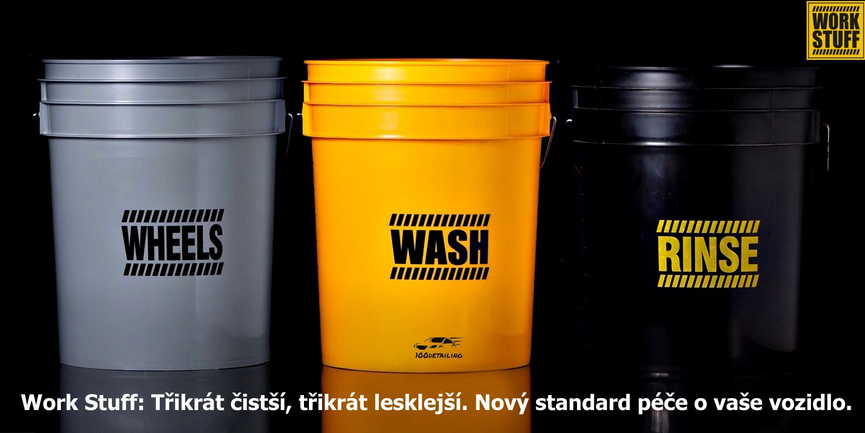 Trojkyblová metoda od Work Stuff: Inovace v péči o vaše auto, pro bezkonkurenční čistotu a lesk. Otevřete dveře nové éry detailingu!