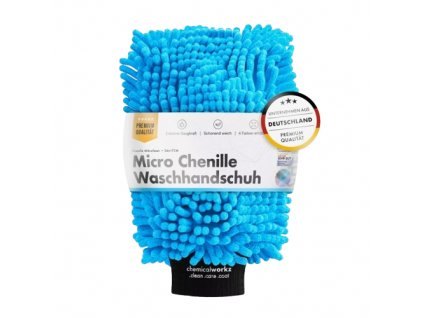ChemicalWorkz Blue Chenille Wash Mitt Mikrovláknová mycí rukavice removebg preview