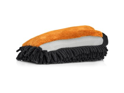 nuke guys 3 way wonder mikrofaser waschandschuh orange